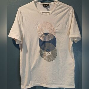 Express Classic Fit Mixed Media Graphic T-Shirt